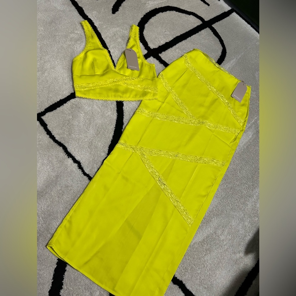 Meshki Lemon Skirt Set